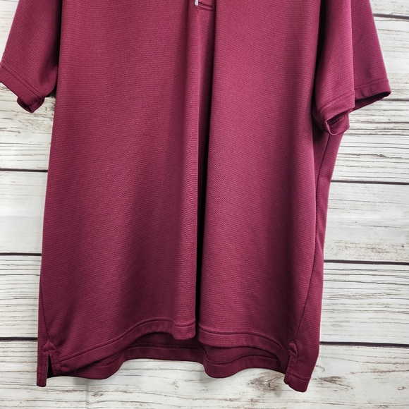 Under Armour Men's Maroon Polo "Loose" Shirt Size 3XL - Picture 4 of 9